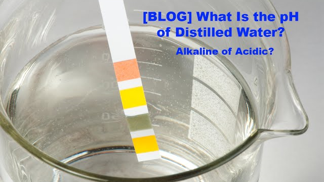 What ph is distilled water?